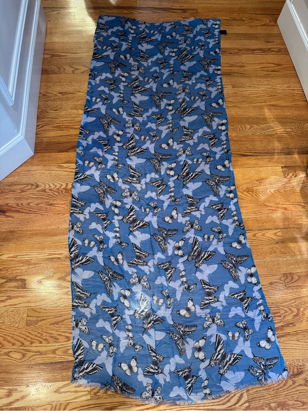 2/$12 🎩 🧣  SALE 
Blue Butterfly Print Lightweight Women's Scarf